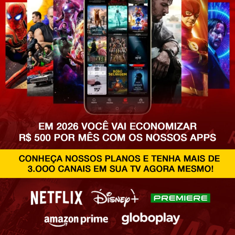 Nuvem +5.000 Filmes + Atualização Trimestral